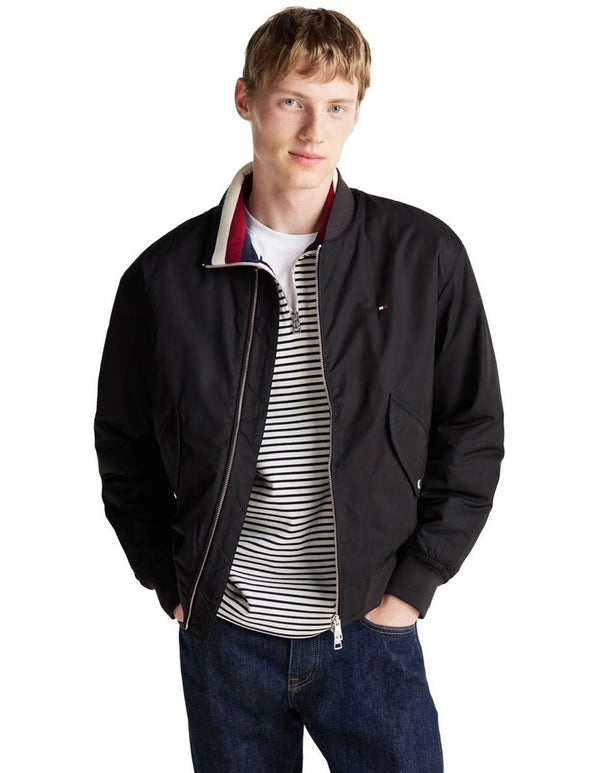 Tommy Hilfiger  Water Repellent Thermal Bomber Jacket in Black