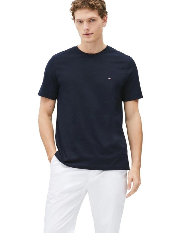 Tommy Hilfiger  Essential Regular Fit Solid Tee in Navy
