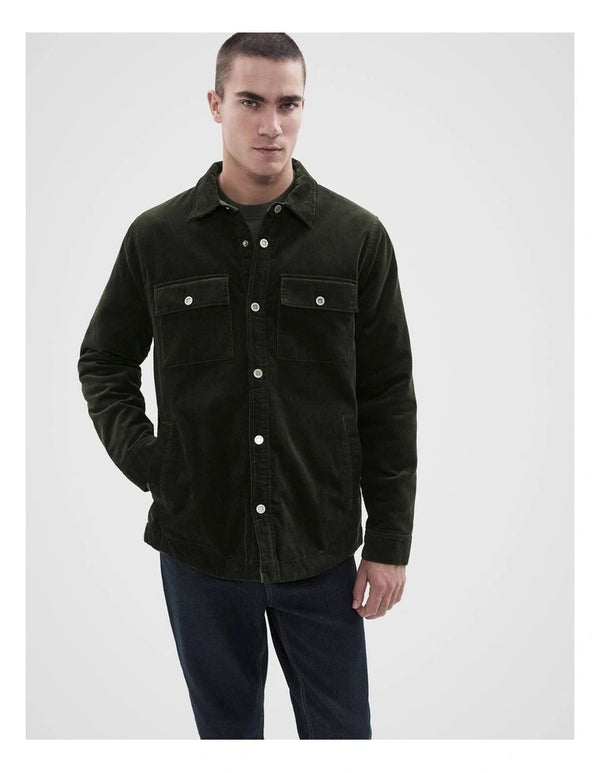 Unison  Corduroy Jacket in Green
