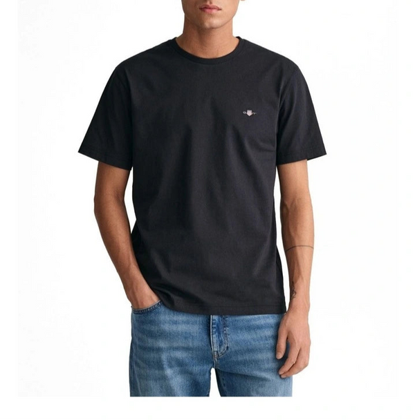 Gant  Regular Shield T-shirt in Black