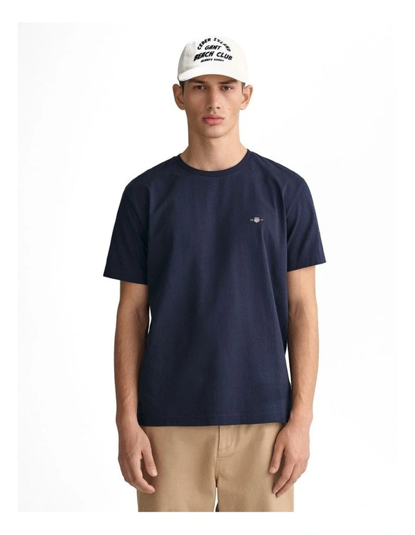 Gant  Regular Shield T-shirt in Evening Blue