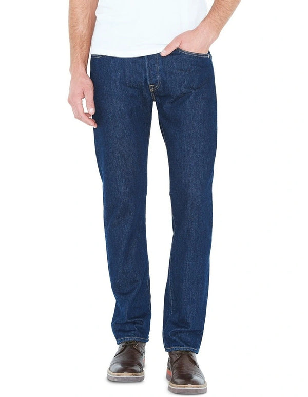Levi's  501 Original Fit Cotton Straight Leg Jeans in Rinse